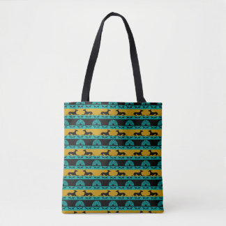 Art Deco Greyhound Tote Bag