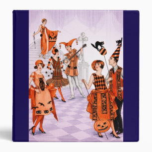 Art Deco Halloween Illustration – Vintage 1920s Binder