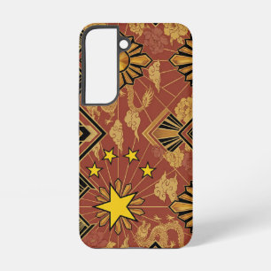 Art Deco Heritage Flag   China   Vintage Samsung Galaxy Case
