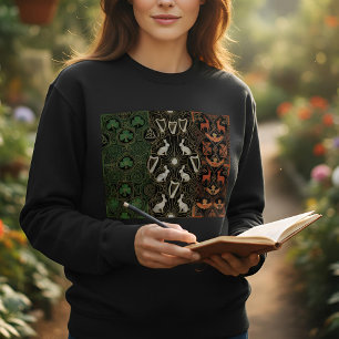 Art Deco Heritage Flag Ireland Vintage 1920s Sweatshirt