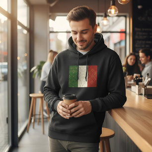 Art Deco Heritage Flag   Italy   1920s Style Hoodie