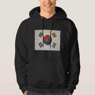 Art Deco Heritage Flag South Korea 1920s Hoodie