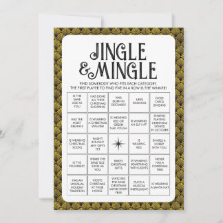 Art Deco Holiday Jingle & Mingle Game