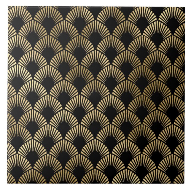 art deco home decor ceramic tile (Front)