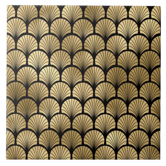 art deco home decor ceramic tile (Front)