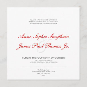 Art Deco II Modern Wedding Invitation