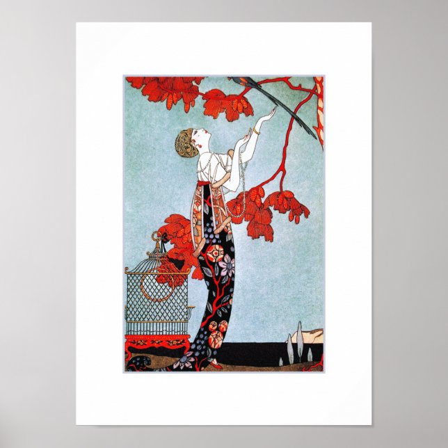 Art Deco Illustration by George Barbier Print (Front)