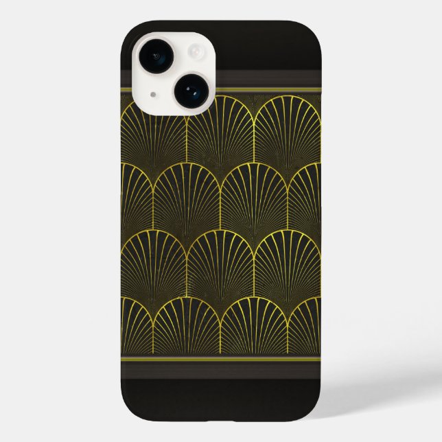 Art Deco In Gold And Black Case-Mate iPhone Case (Back)