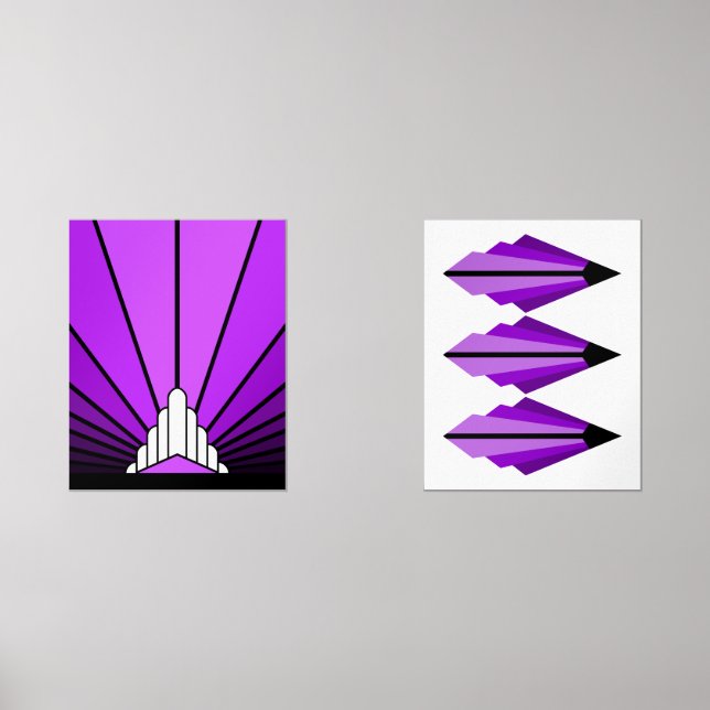 Art deco in purple (Front)