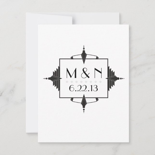 Art Deco Invitation (Front)