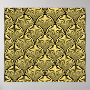 Art déco japonais : Design d'or noir
