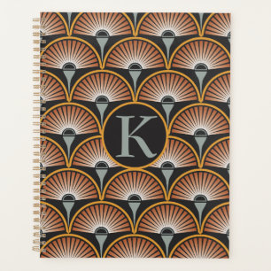 Art Deco Jazz Age Sunset Jukebox Planner