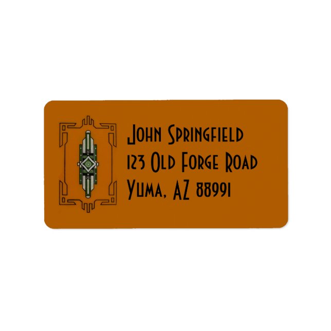 Art Deco ~ label (Front)