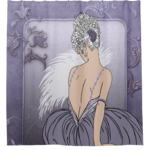 Art Deco Lady - BIANCA: Mauve and More
