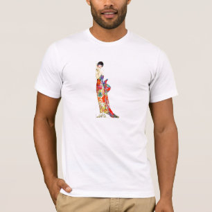 Art Deco Lady in formal Gown