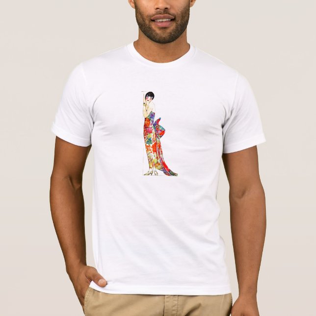 Art Deco Lady in formal Gown (Front)
