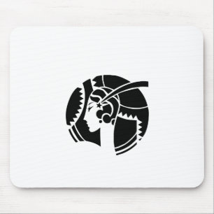 Art Deco Lady Mouse Pad