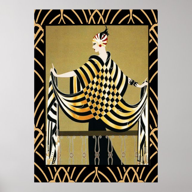 Art Deco Lady Poster (Front)