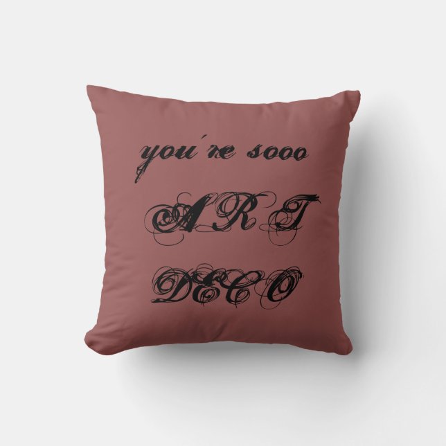 ART DECO LANA DEL REY PILLOW (Front)