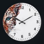 Art Deco Large Clock<br><div class="desc">Great clock design. You will love it like others. Be free to use this design for other product you like or to customize and add your text. Follow me for more. Thank you. Have a nice day.</div>