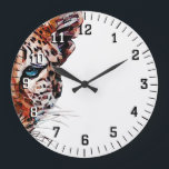 Art Deco Large Clock<br><div class="desc">Great clock design. You will love it like others. Be free to use this design for other product you like or to customize and add your text. Follow me for more. Thank you. Have a nice day.</div>