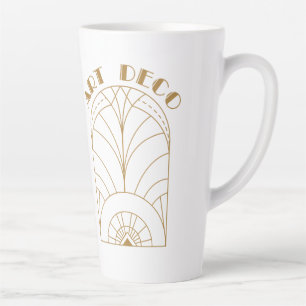 Art Deco Latte Mug