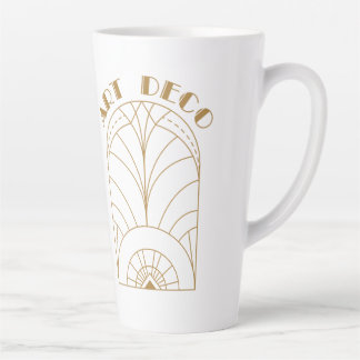 Art Deco Latte Mug