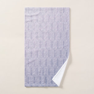 Art Deco, lavender,pattern,vintage,beautiful,chic, Hand Towel