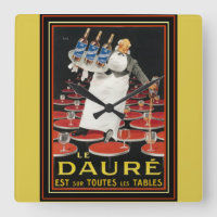 Art Déco Le Daure Ad Horloge Mur