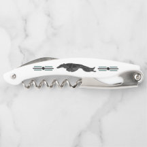 Art Deco Leaping Borzoi Corkscrew