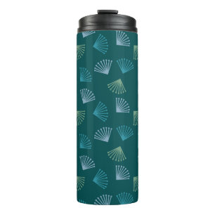 Art Deco Leaves Thermal Tumbler