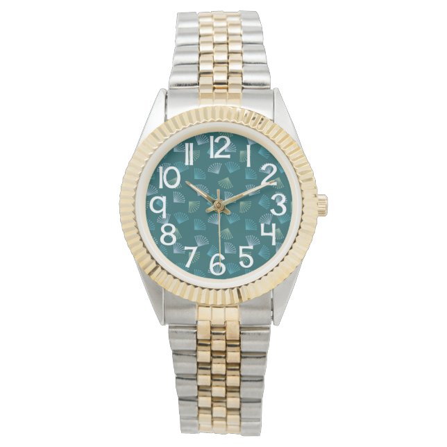 Art Deco Leaves  Watch (Front)