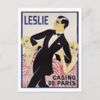 Art Deco, Leslie, Paris, Charles Gesmar, Vintage