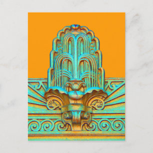 ART DECO LINE-Architectural- Postcard