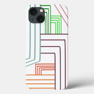 Art Deco Lines iPhone 13 Case