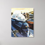 Art Deco Locomotive Baltimore and Ohio Canvas Print<br><div class="desc">Art Deco Locomotive Baltimore and Ohio.</div>