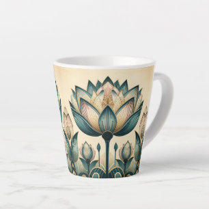 Art Deco Lotus 12oz Mug