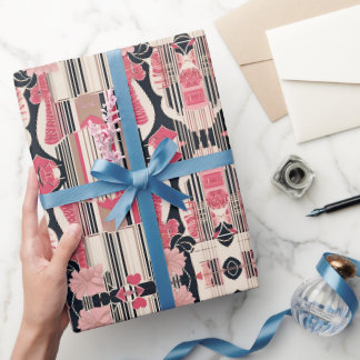 Art Deco Love Wrapping Paper