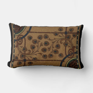 art deco lumbar pillow