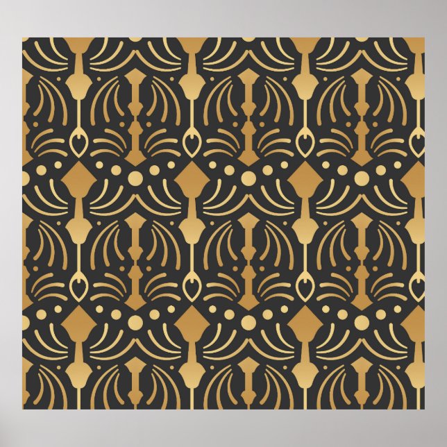 Art Déco Luxe : Elégance japonaise Vintage (Devant)