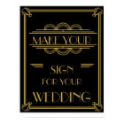 Art Deco Make your own poster party or wedding