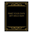 Art déco Mariage ou signe de fête faites votre pro