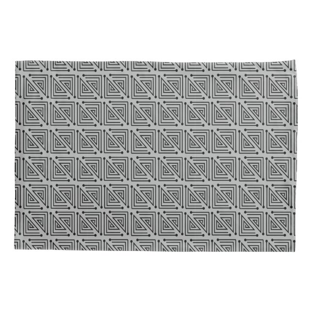 Art Deco Mazes Pillowcase (Back)