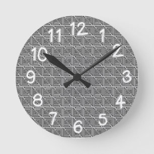 Art Deco Mazes Round Clock