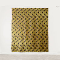 Art Deco Mermaid Scales - Black & Gold