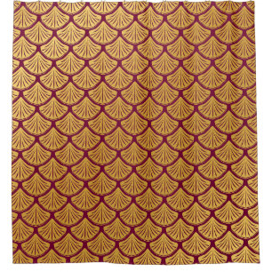 Art Deco Mermaid Scales - Magenta