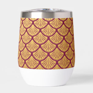 Art Deco Mermaid Scales - Magenta