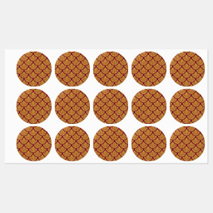 Art Deco Mermaid Scales - Magenta