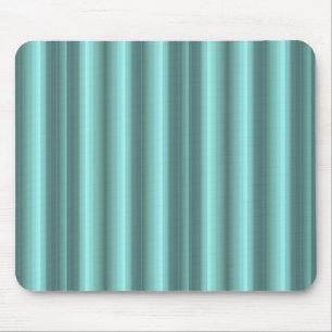 Art Deco mintgrüne Streifen Mouse Pad