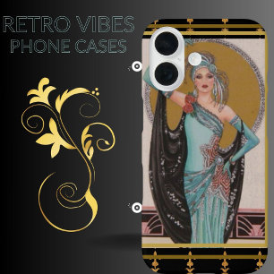 Art Déco Mode Lady iPhone / coque ipad